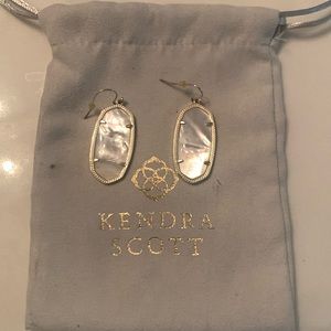 Kendra Scott mother of pearl earrings